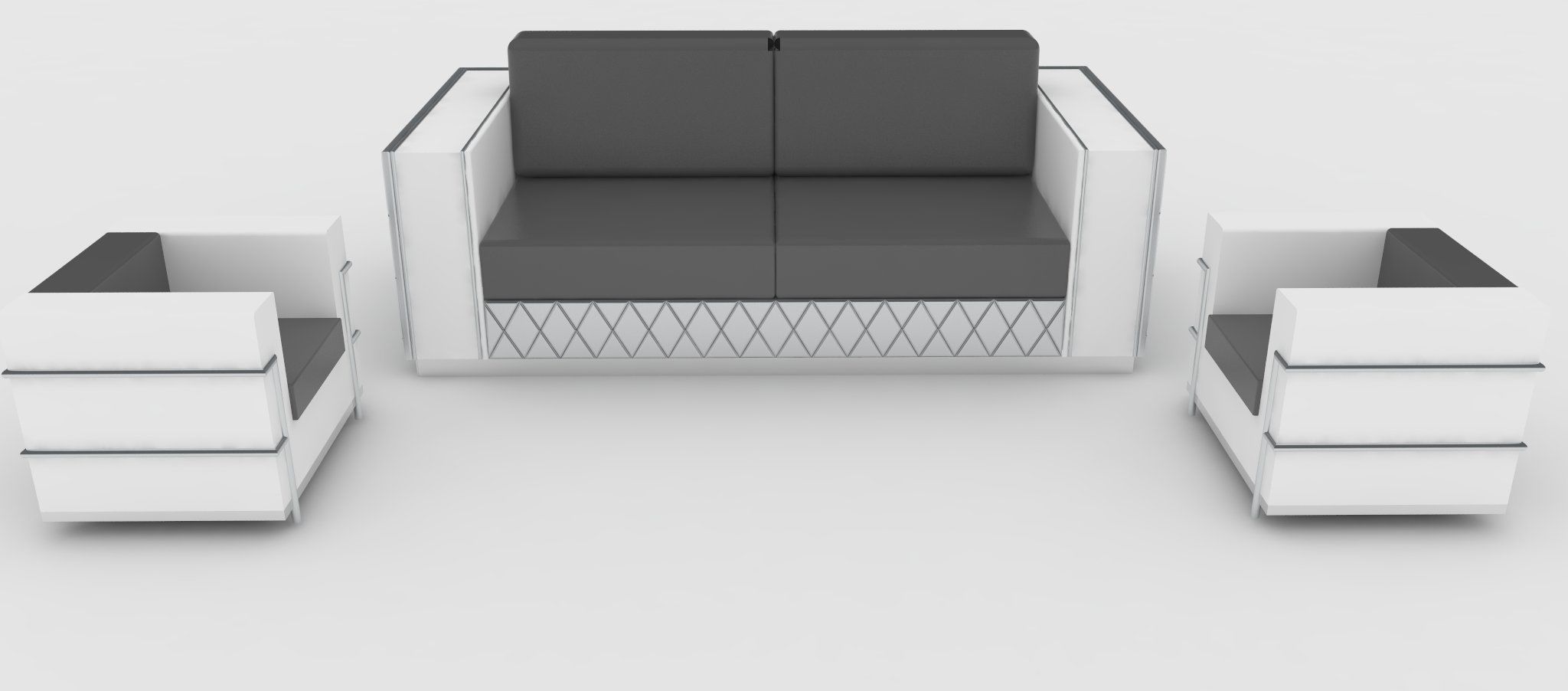 Sofa - Seating Group 3D model_3