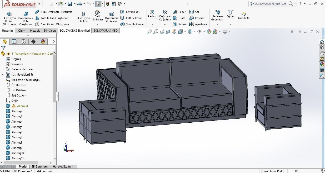 Sofa - Seating Group 3D model_11