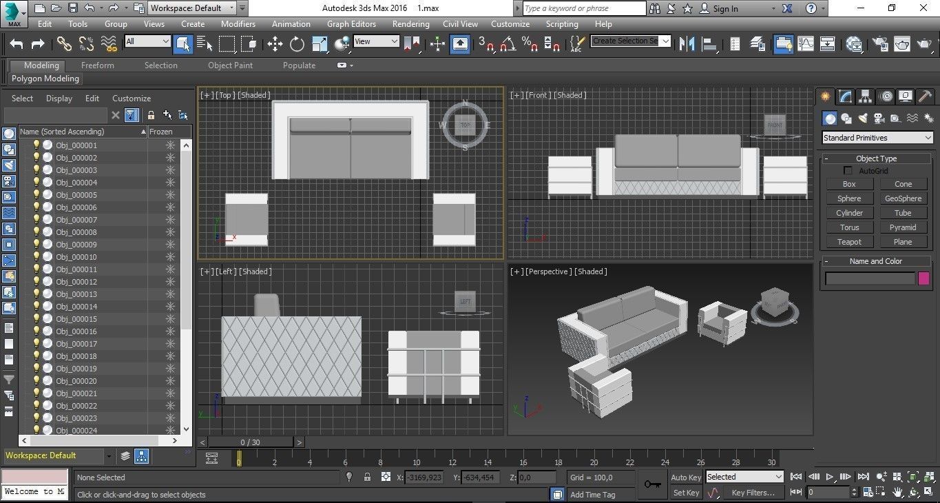 Sofa - Seating Group 3D model_6