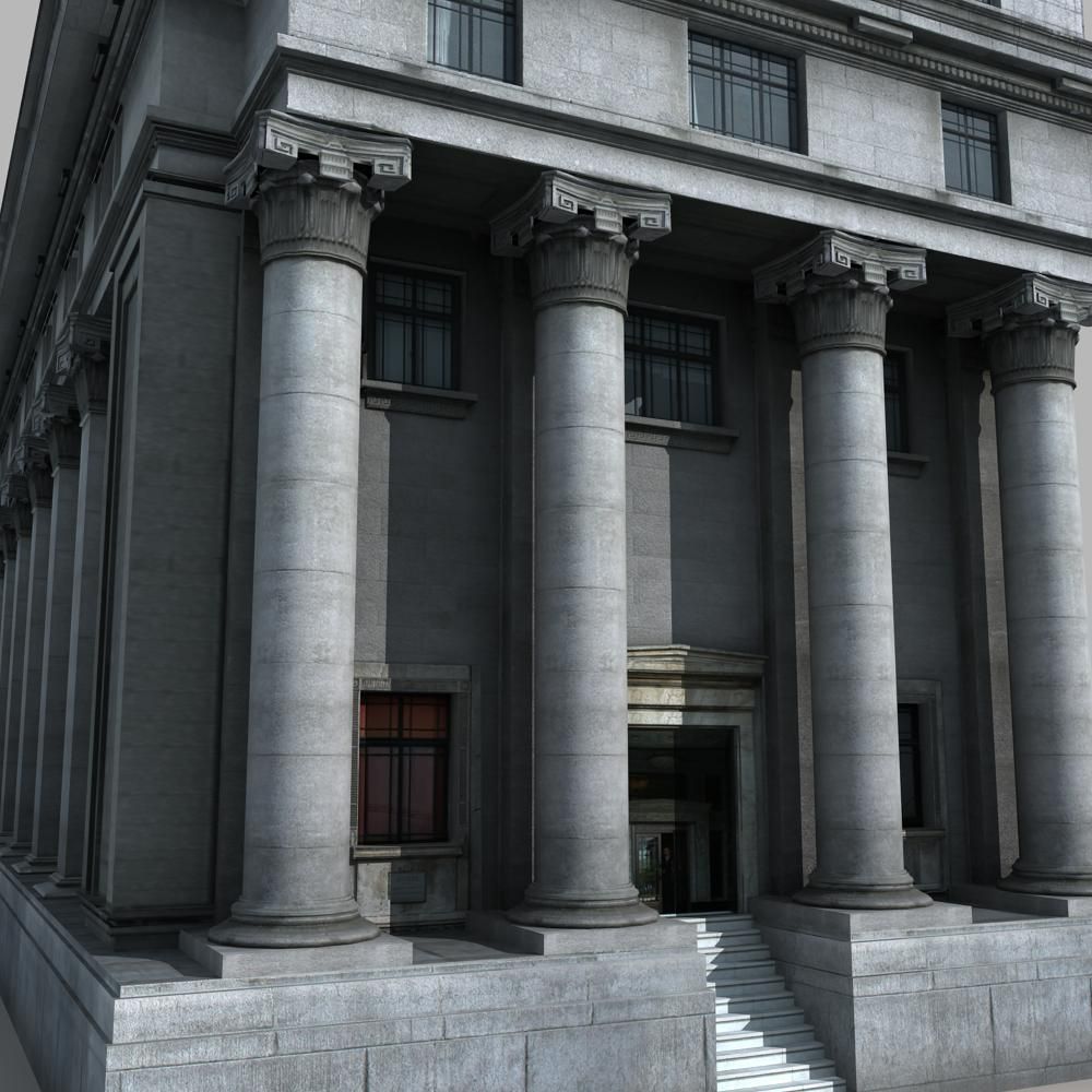 European Building 3D model_11