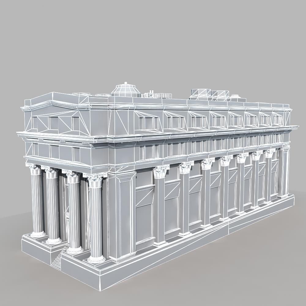 European Building 3D model_15
