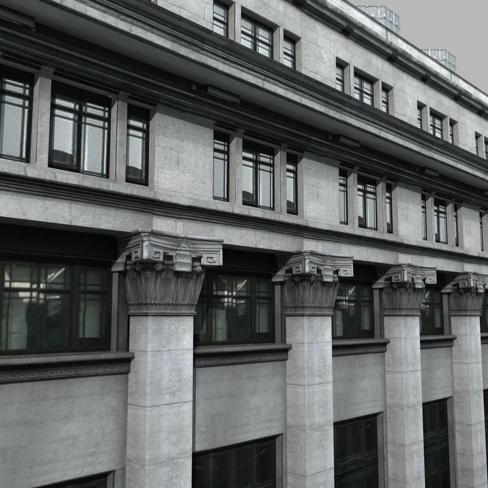 European Building 3D model_9