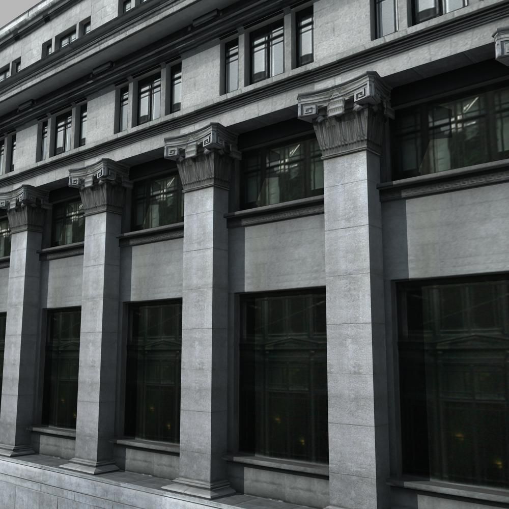 European Building 3D model_6