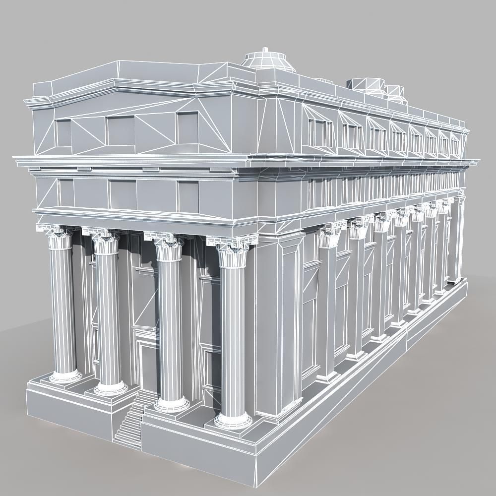 European Building 3D model_13
