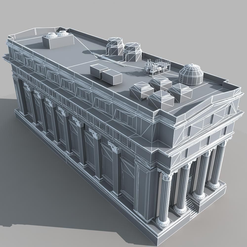 European Building 3D model_17