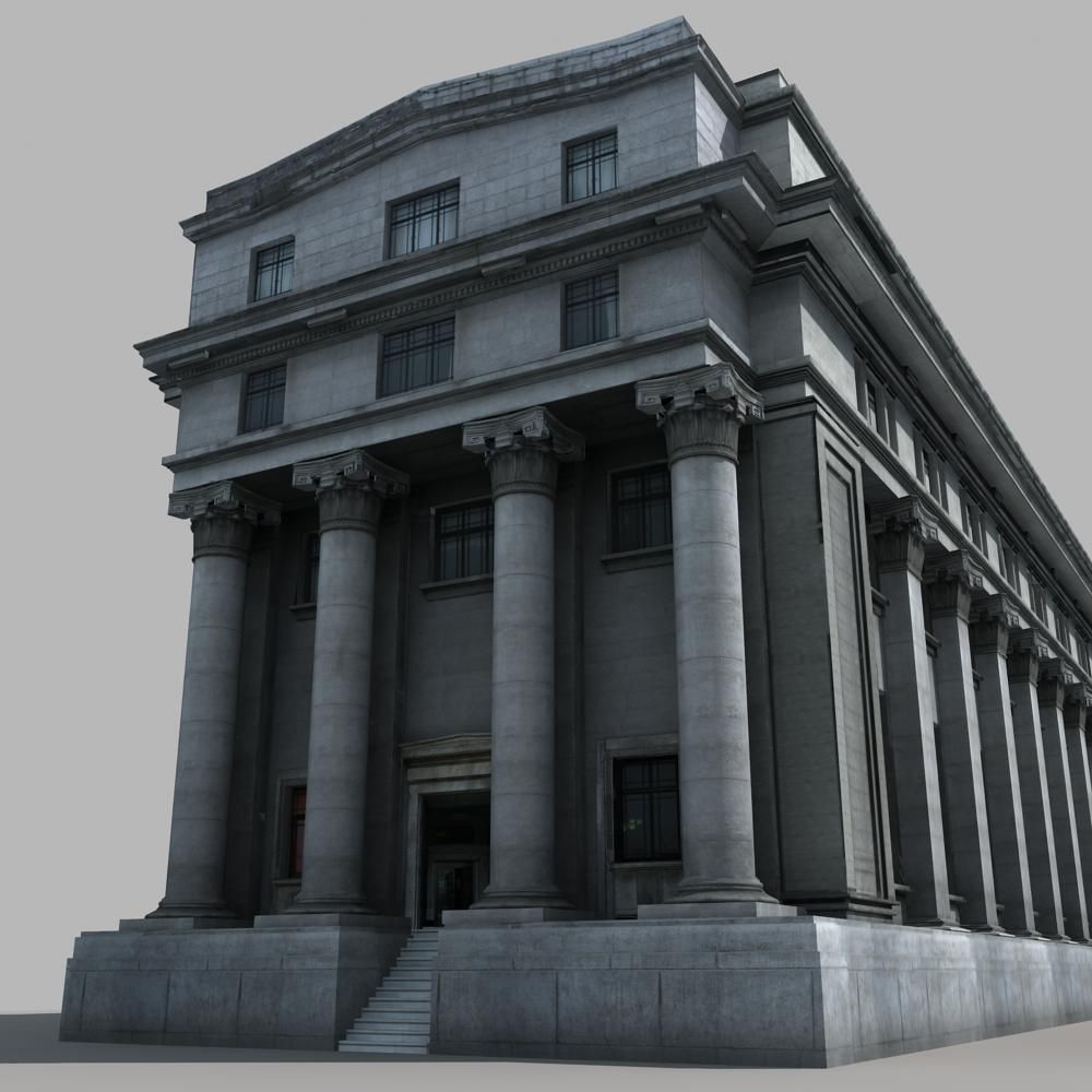 European Building 3D model_3