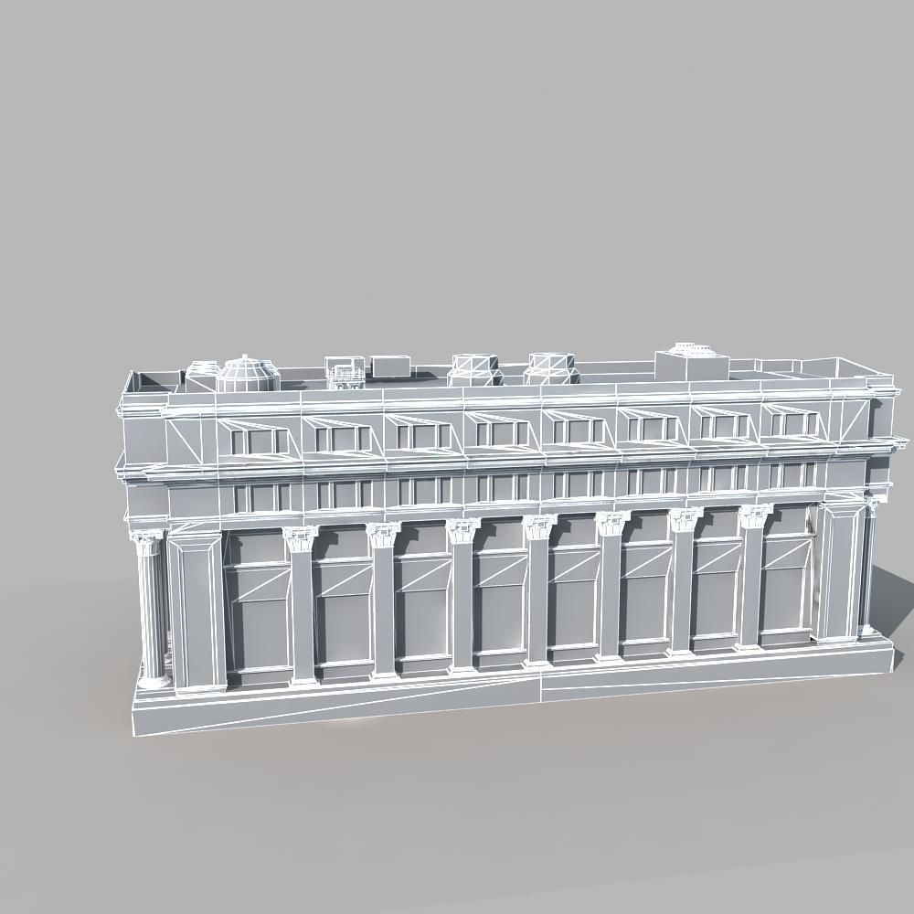 European Building 3D model_16