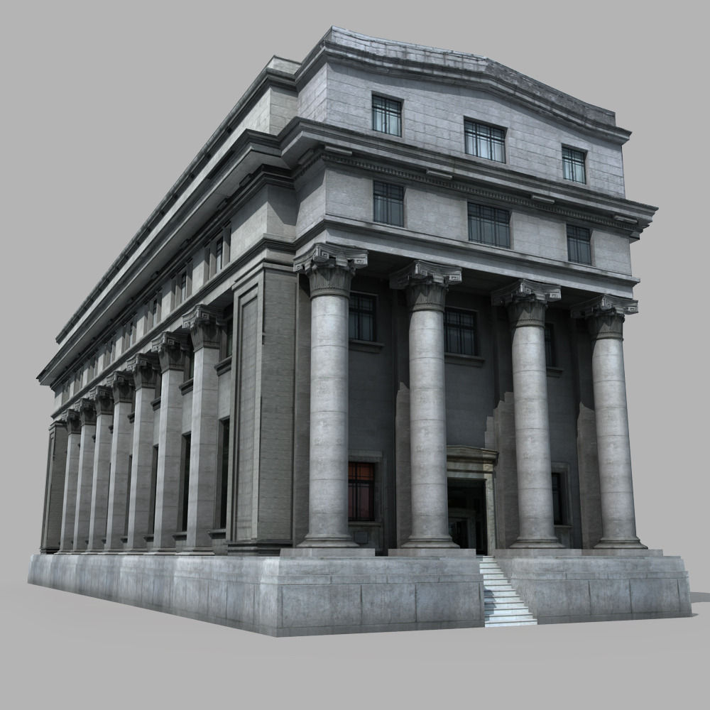 European Building 3D model_7