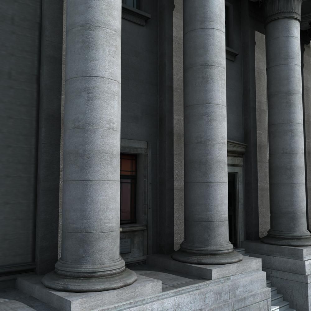 European Building 3D model_5