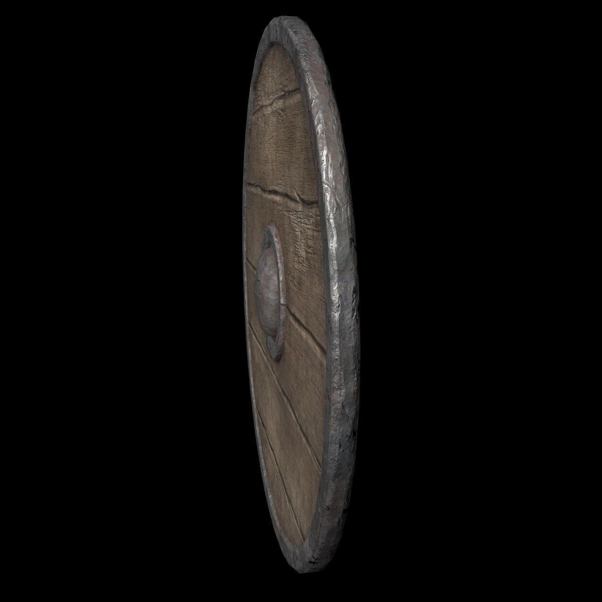 Shield viking 3D model_7