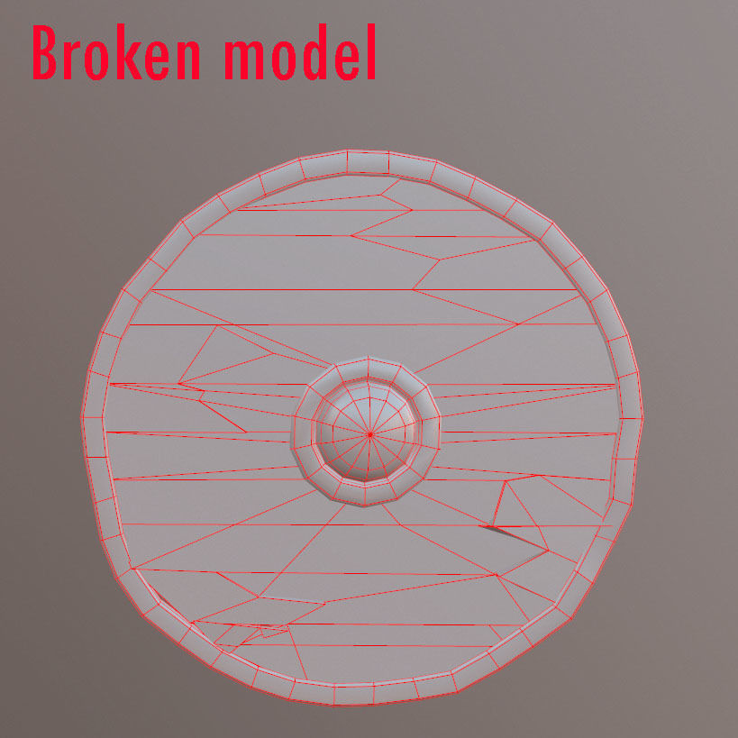 Shield viking 3D model_20