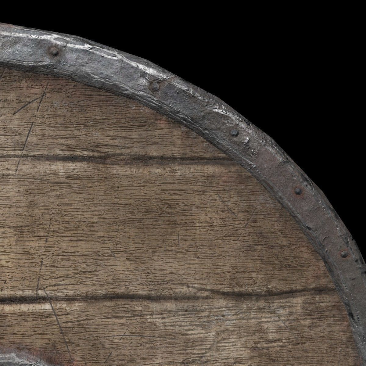 Shield viking 3D model_13