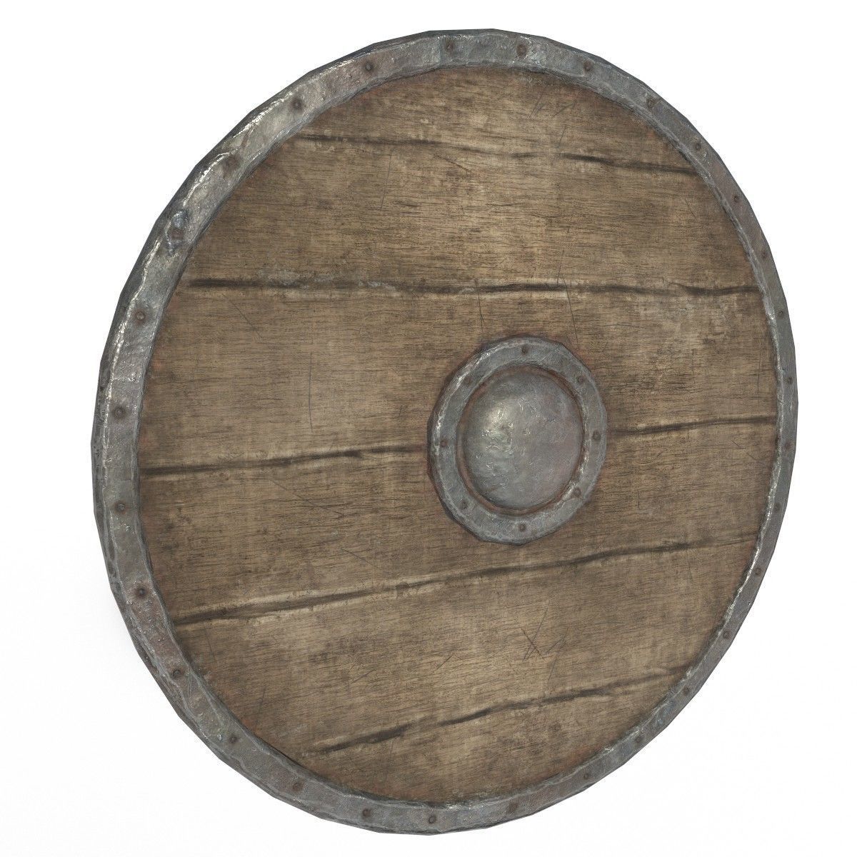Shield viking 3D model_1