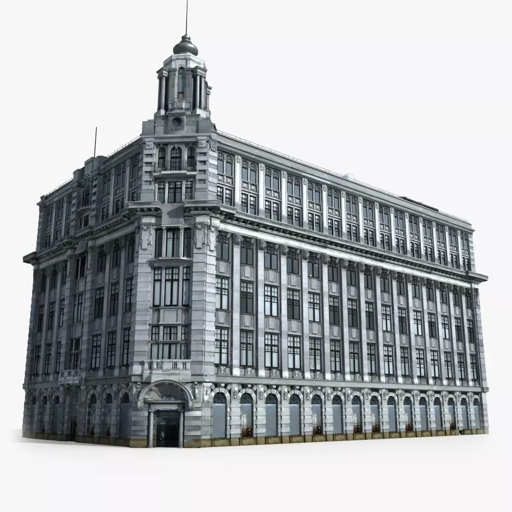European Building 3D model