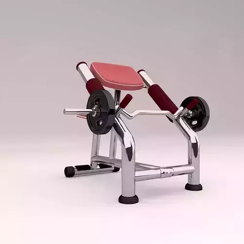 Bar bell rack 3D model