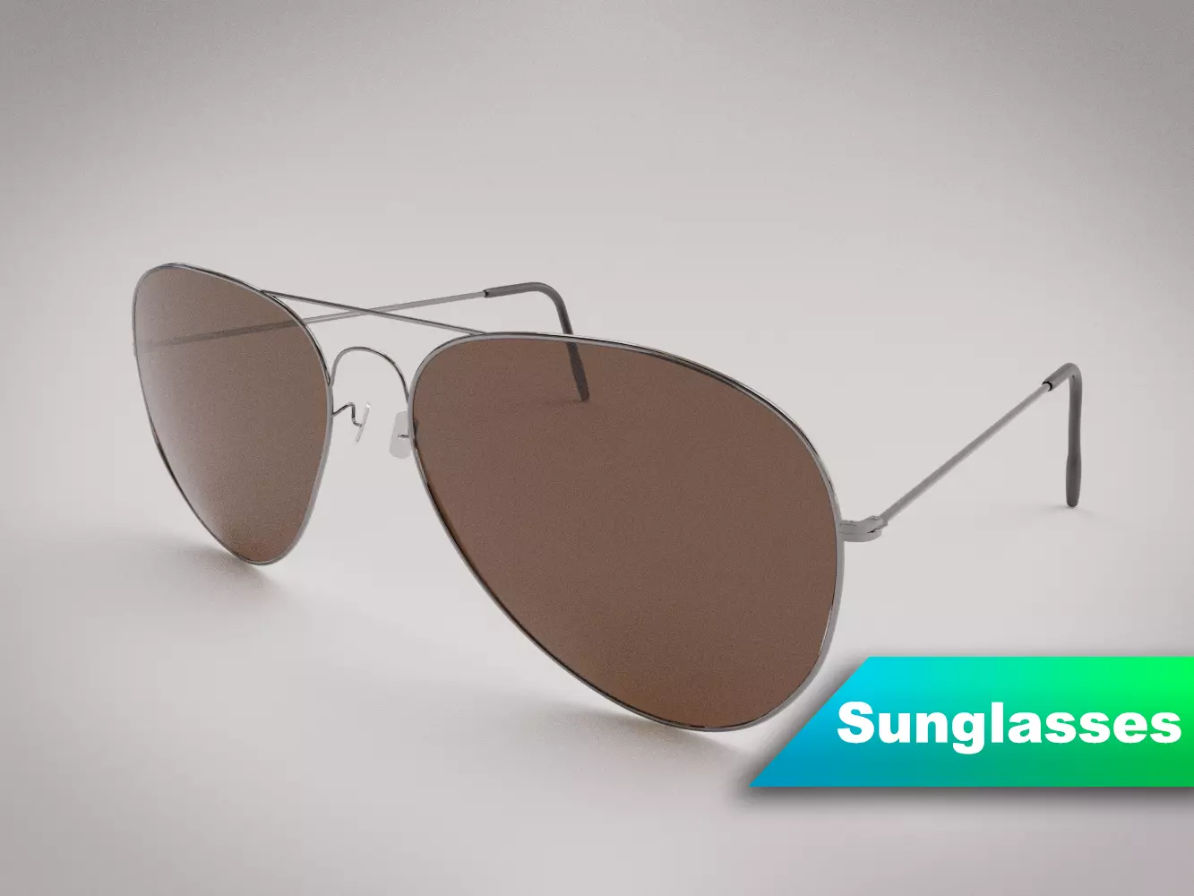 Sunglasses 3D model_0