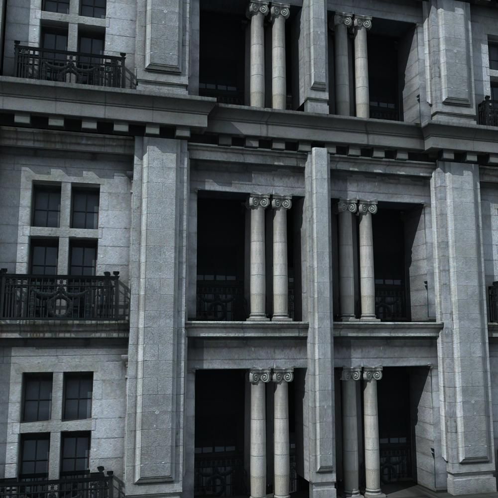 European Building 3D model_17