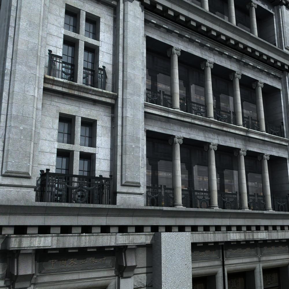 European Building 3D model_9