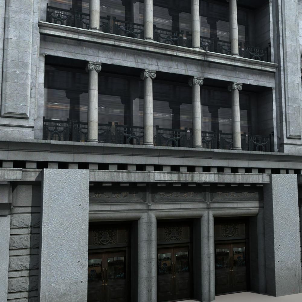 European Building 3D model_8