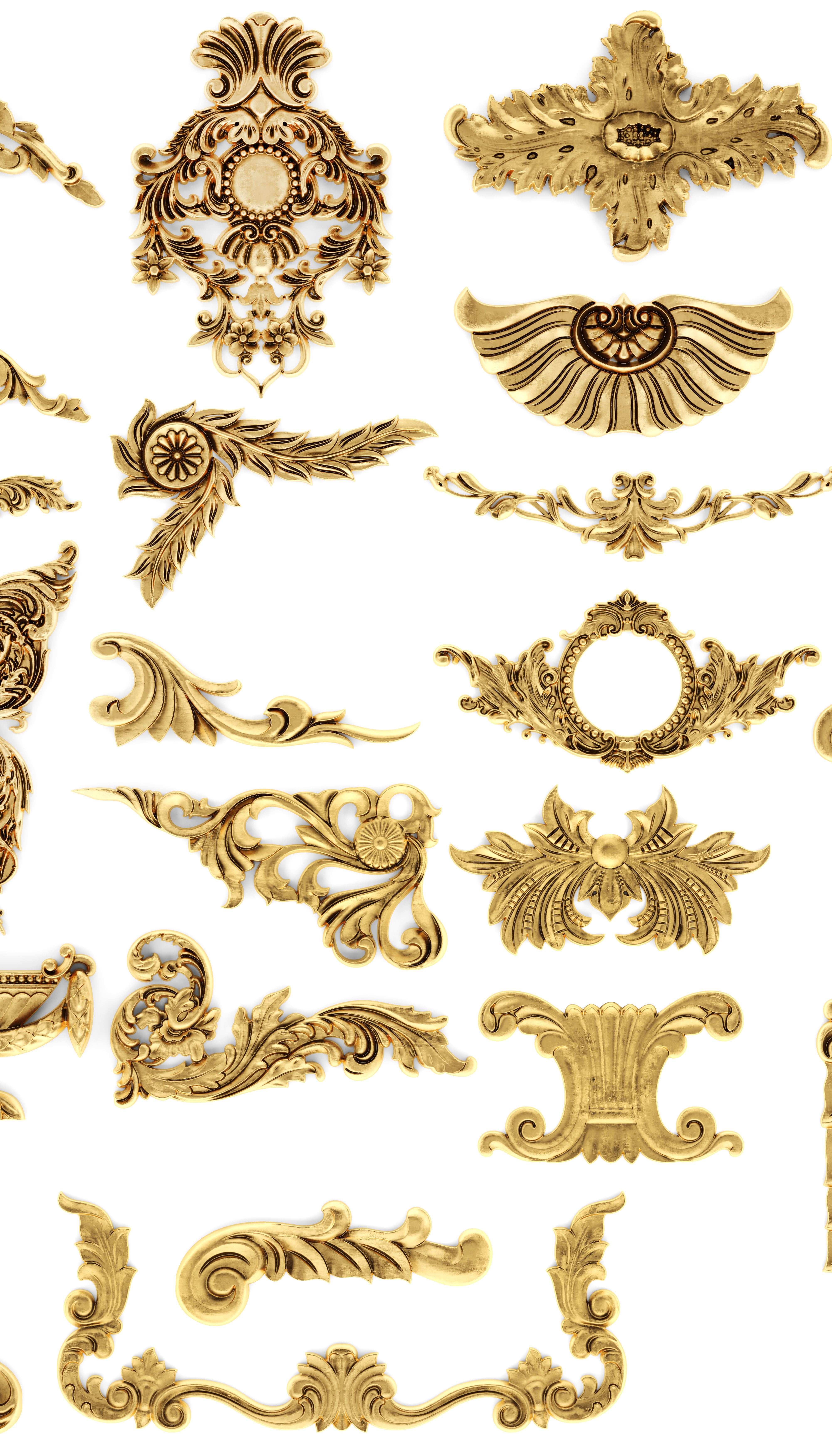 Cartouches SET 31 3D model_5