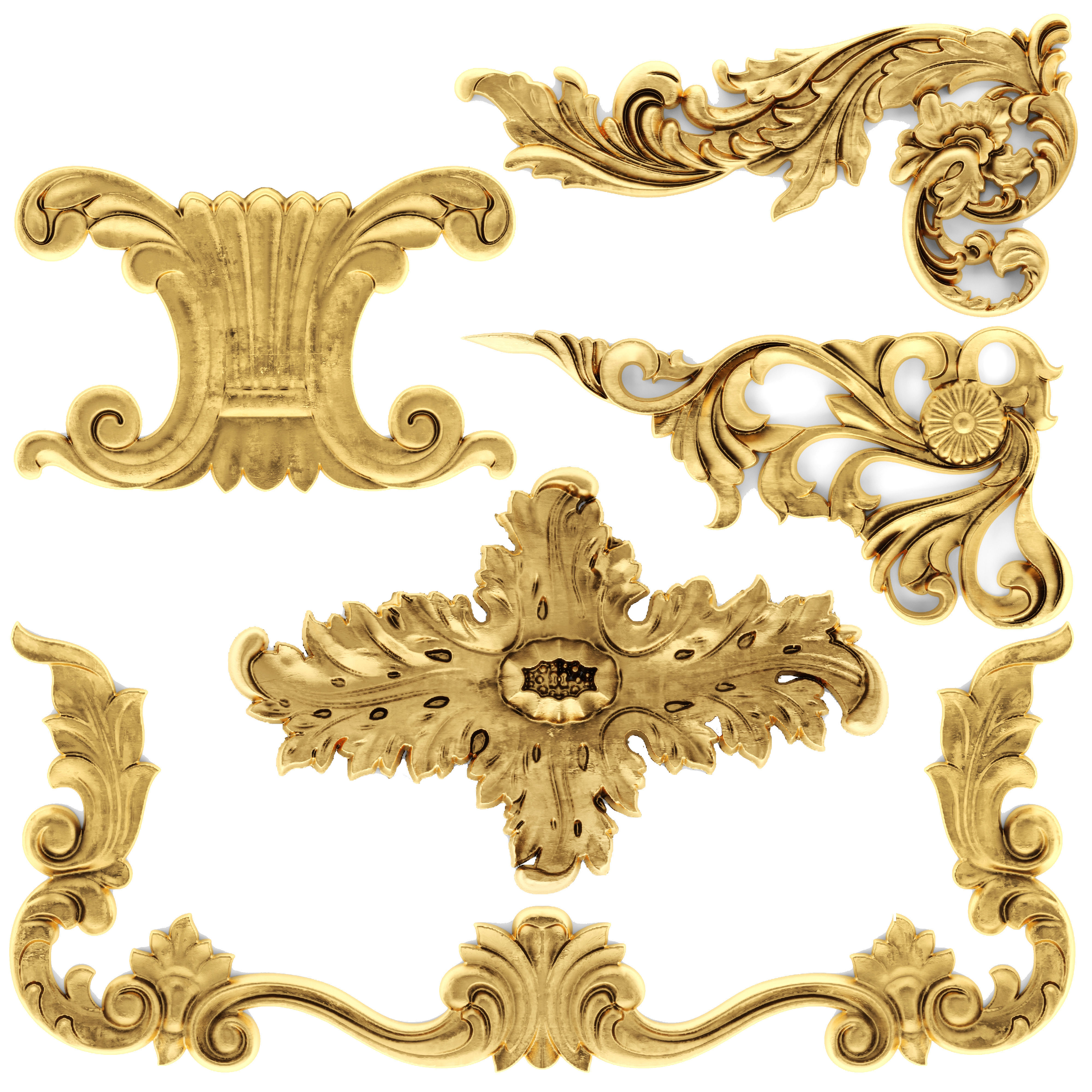 Cartouches SET 31 3D model_12