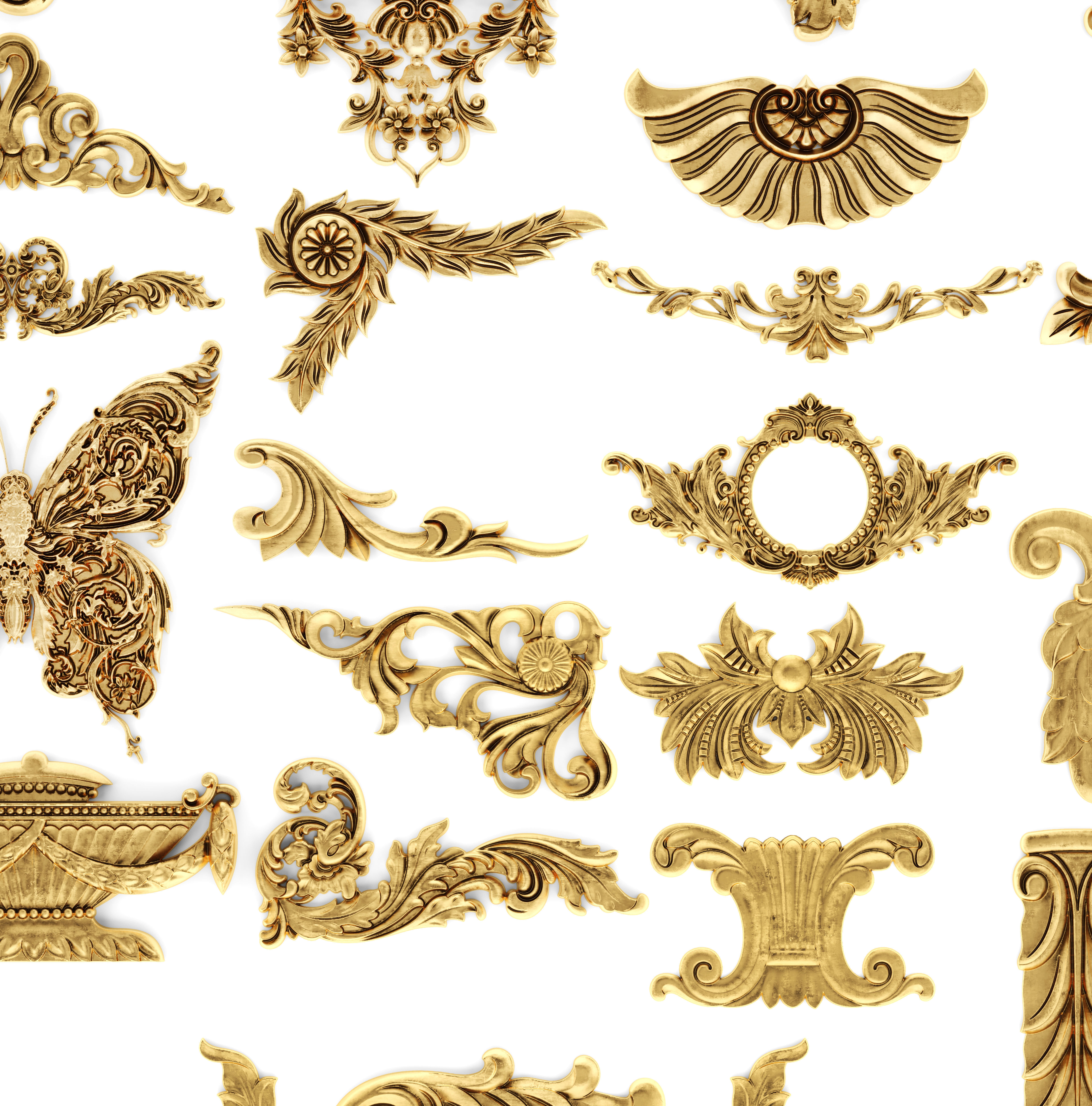 Cartouches SET 31 3D model_4