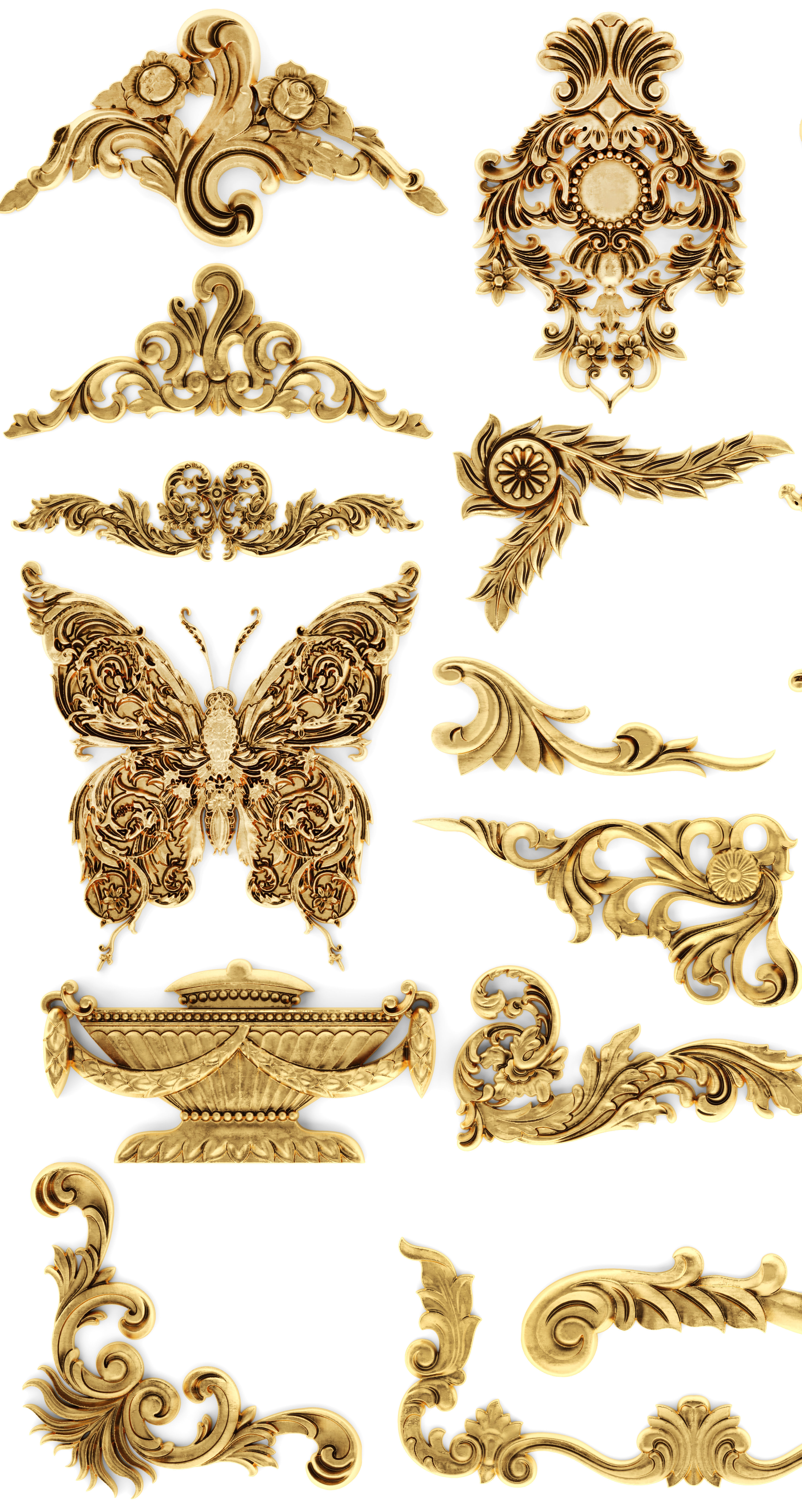 Cartouches SET 31 3D model_2