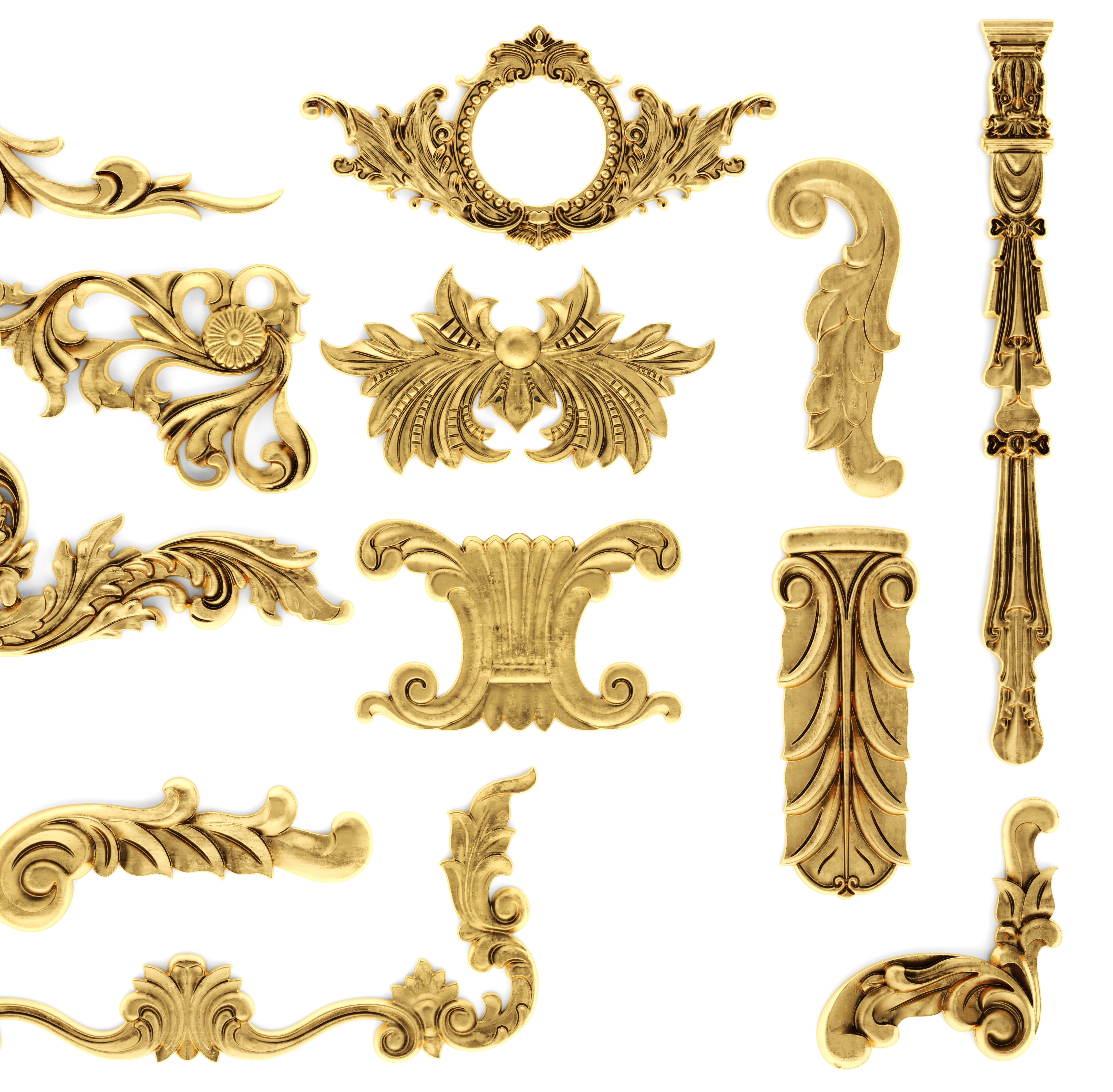 Cartouches SET 31 3D model_14