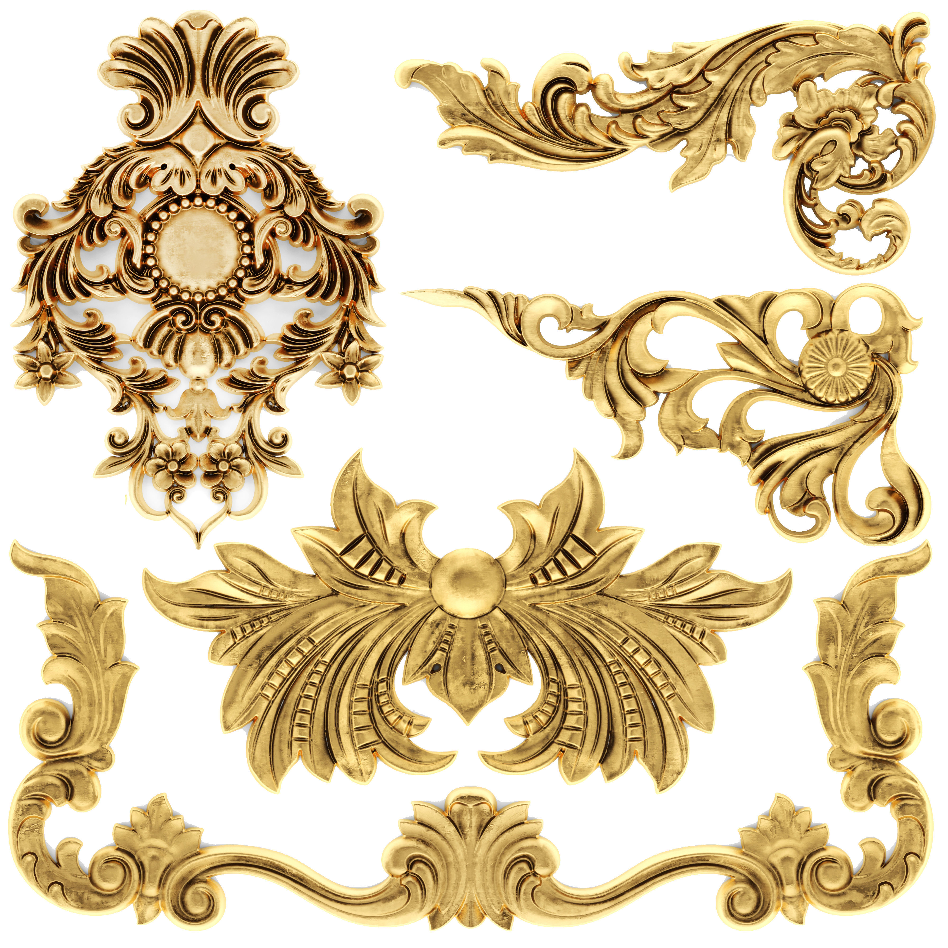 Cartouches SET 31 3D model_21