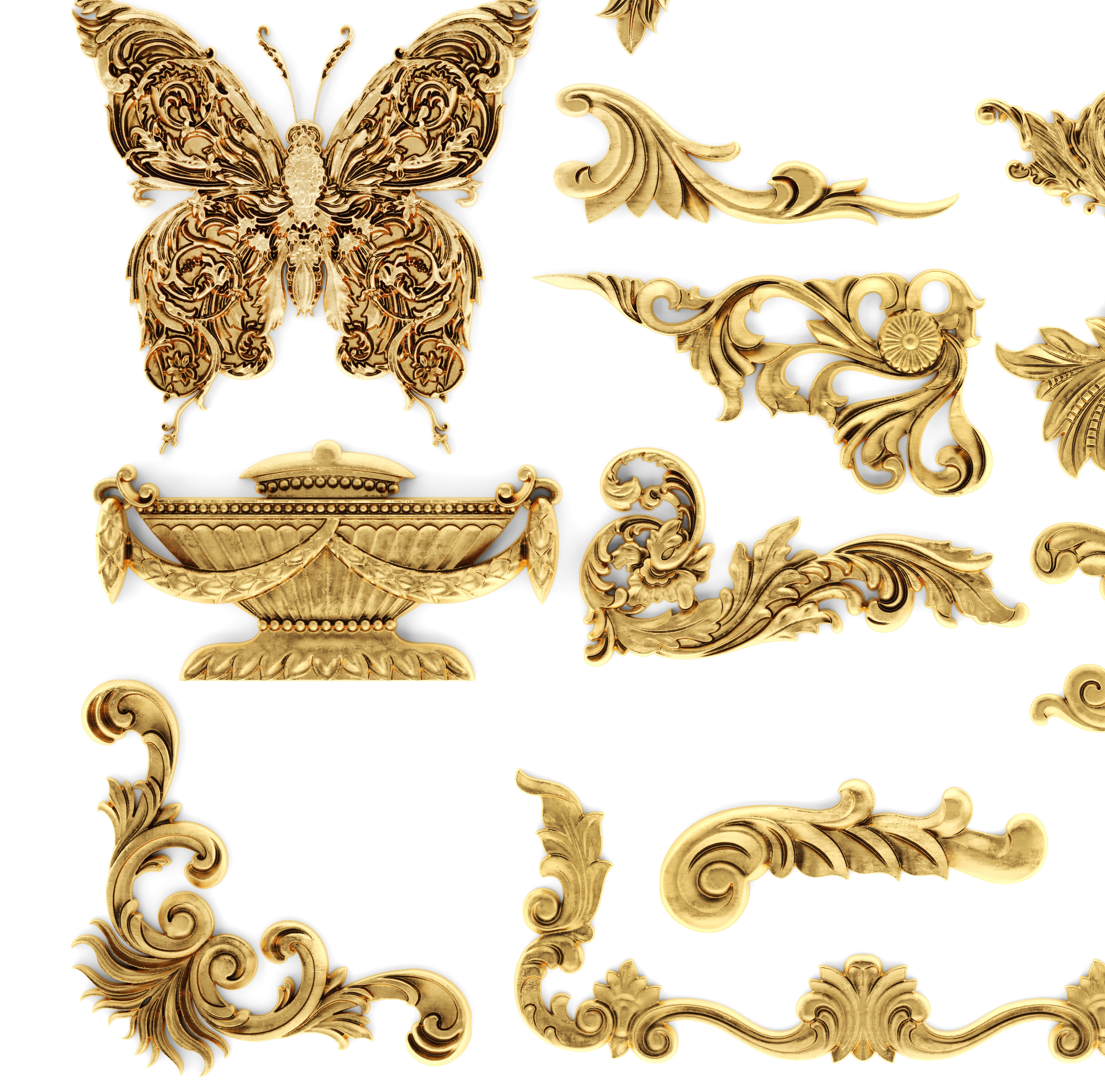 Cartouches SET 31 3D model_15