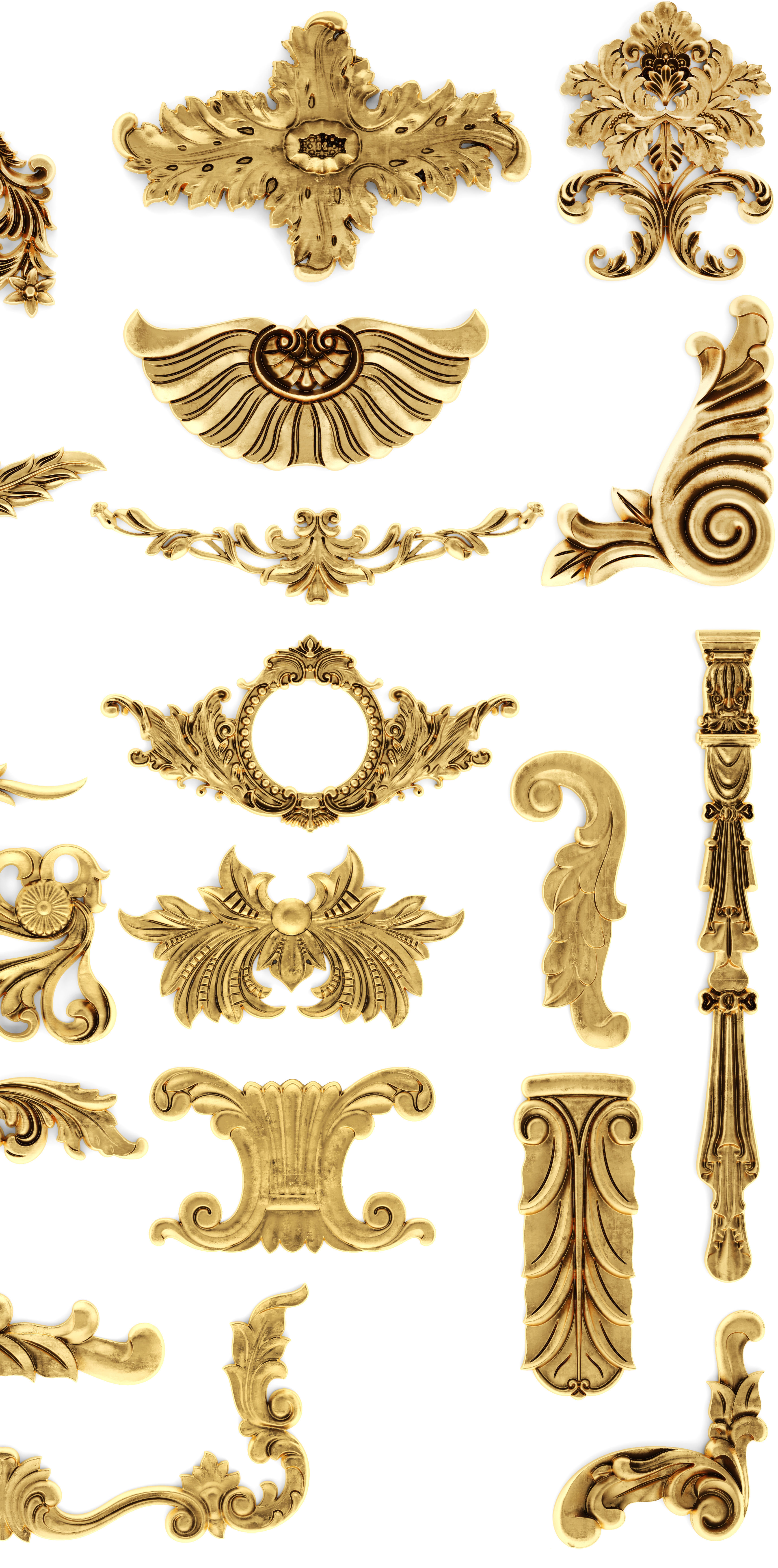 Cartouches SET 31 3D model_16