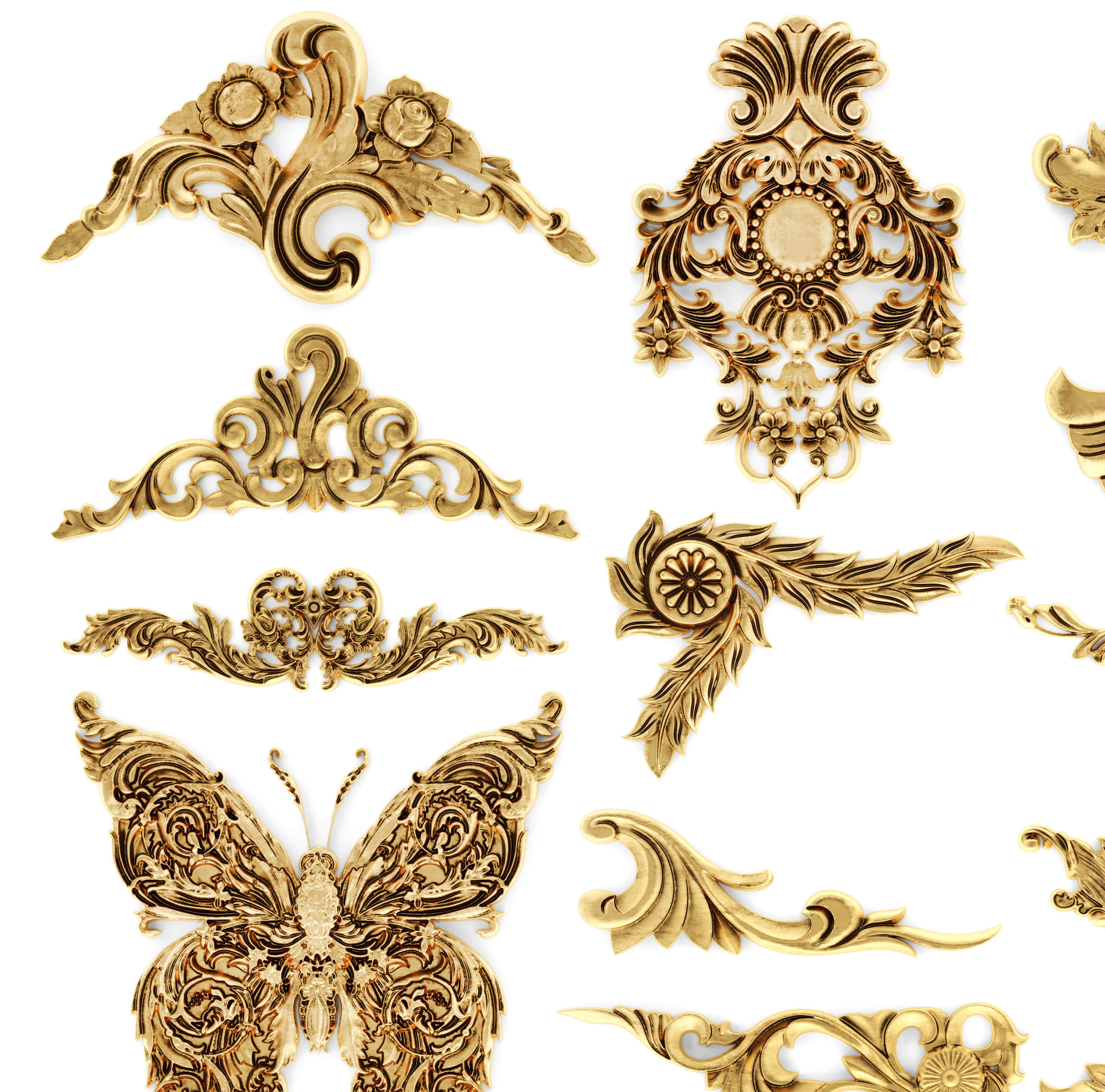 Cartouches SET 31 3D model_10