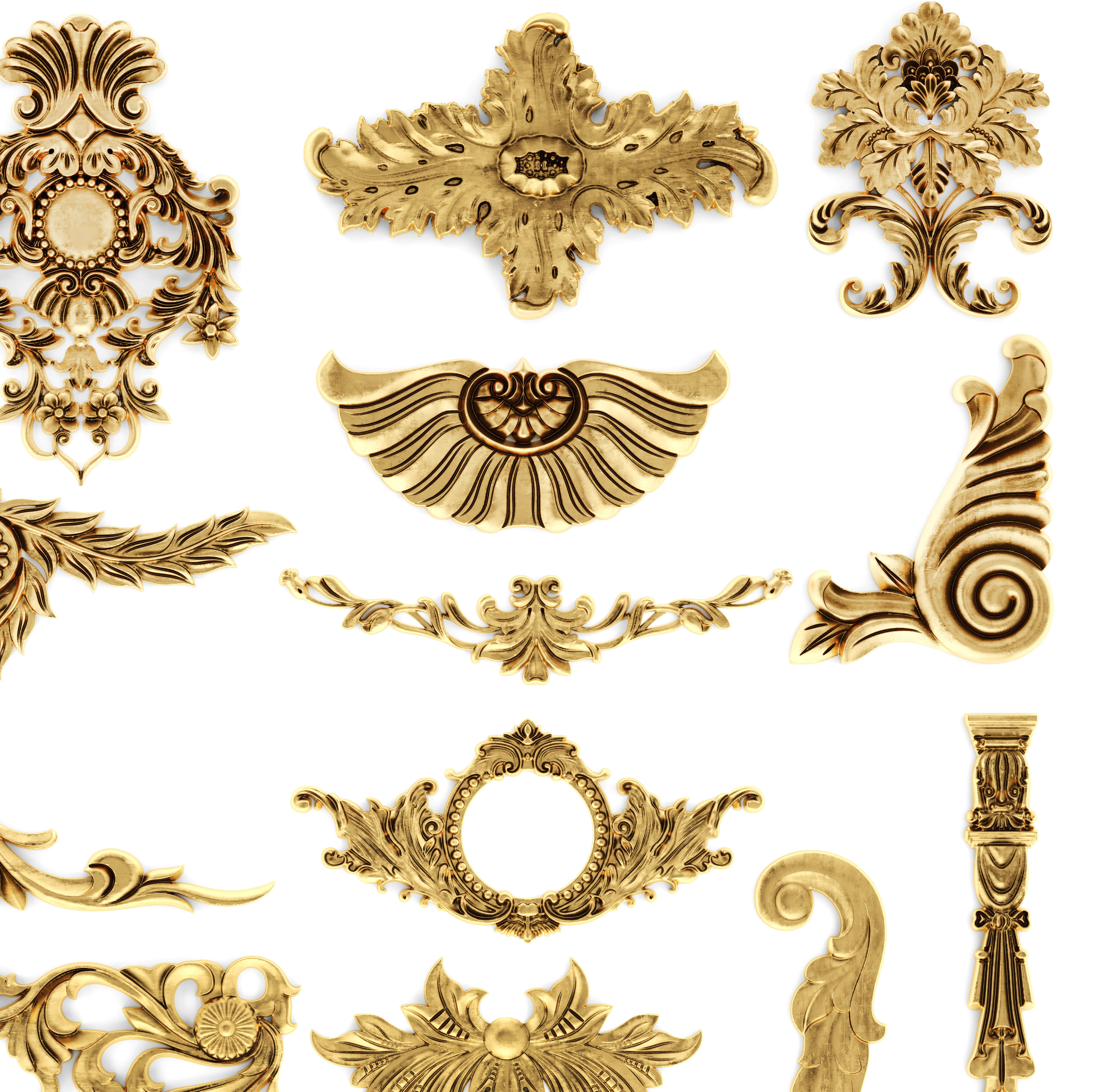 Cartouches SET 31 3D model_17