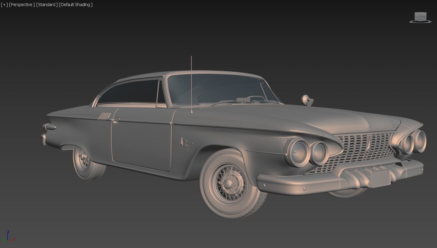Plymouth Fury 1961 3D model_12