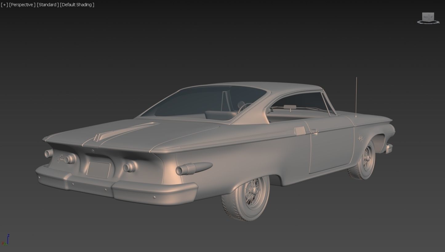 Plymouth Fury 1961 3D model_13