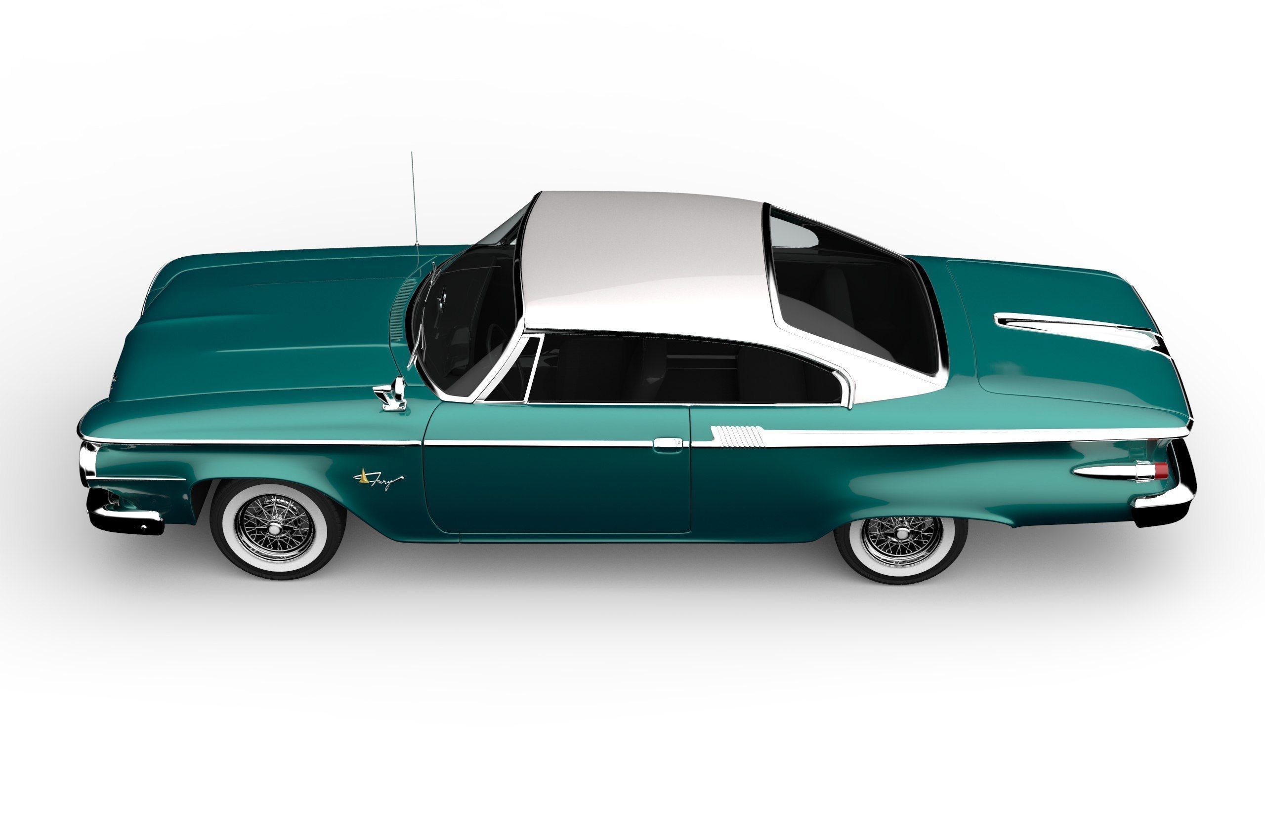 Plymouth Fury 1961 3D model_4