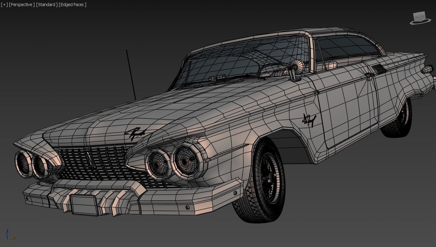 Plymouth Fury 1961 3D model_10