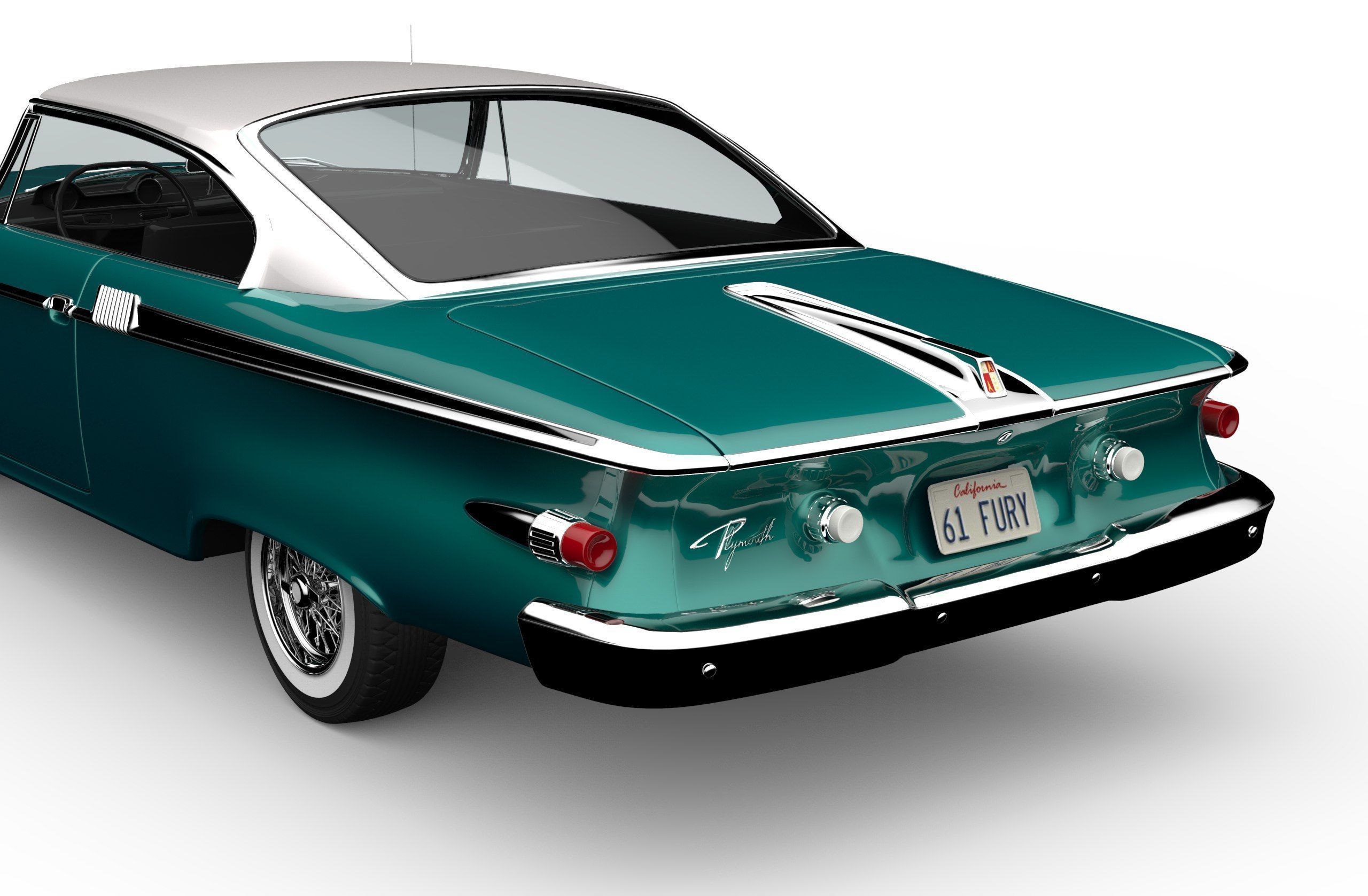 Plymouth Fury 1961 3D model_3