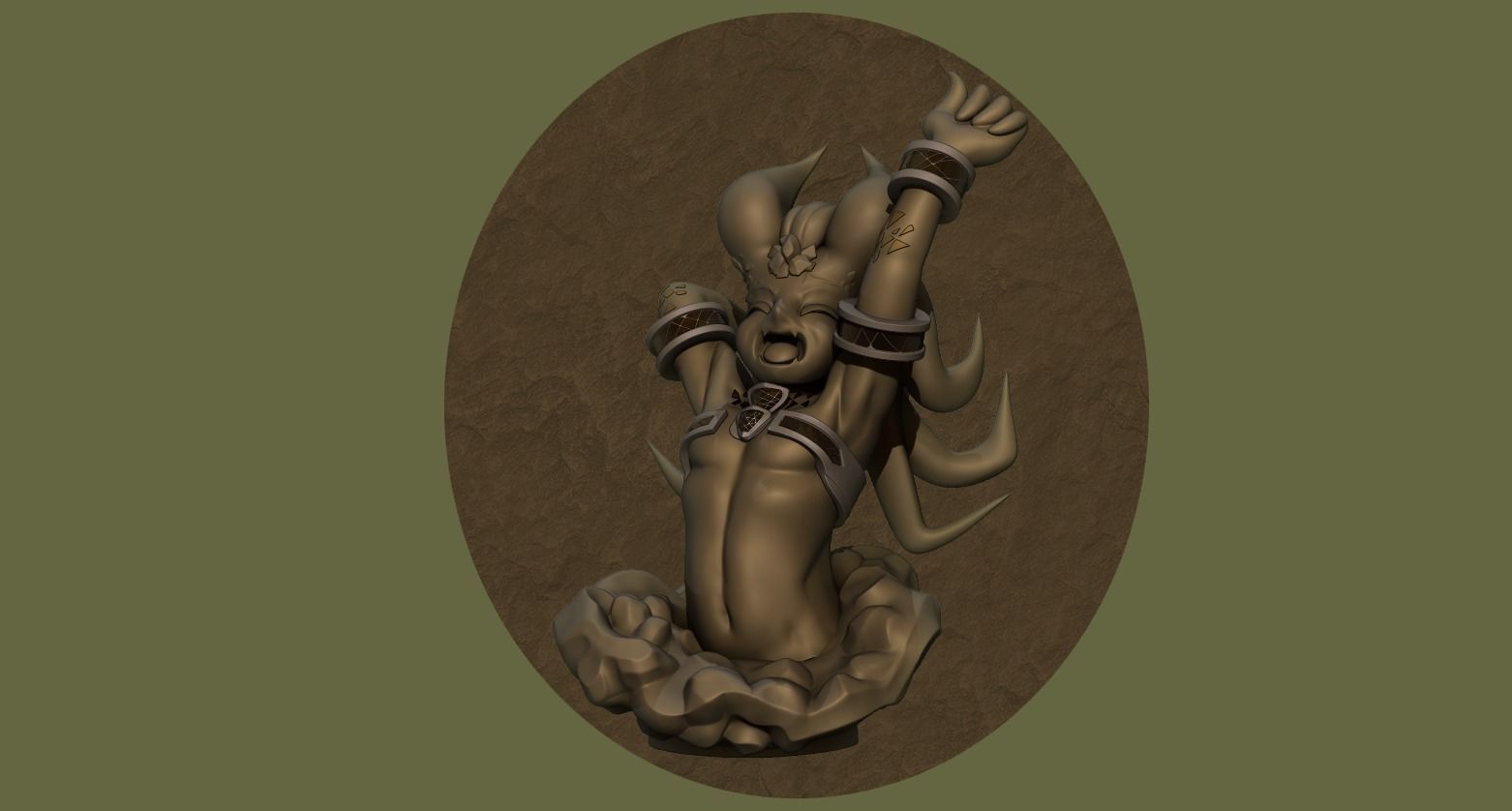 Ragnaros the Firelord 3D model 3D printable | CGTrader