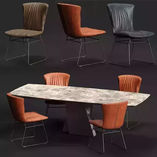 DRAENERT DEXTER Chair and ADLER Table