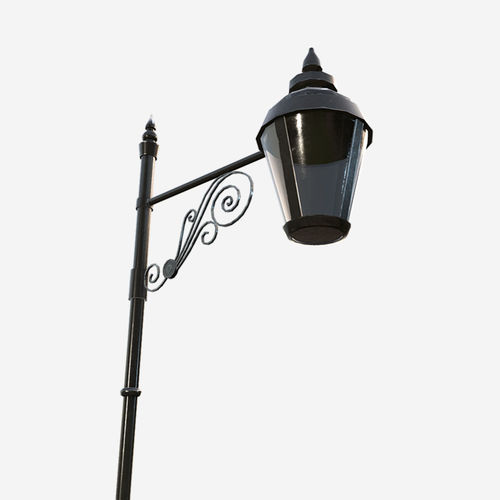 Streetlight - Street Lamp Low-poly 3D model
