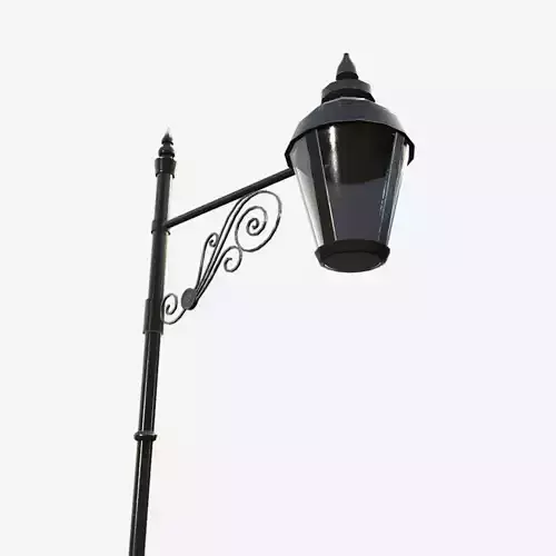 Streetlight - Street Lamp Low-poly 3D model