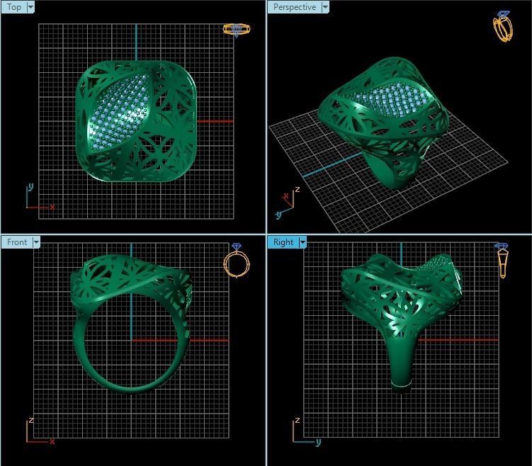 Ring R0251 3D print model_2
