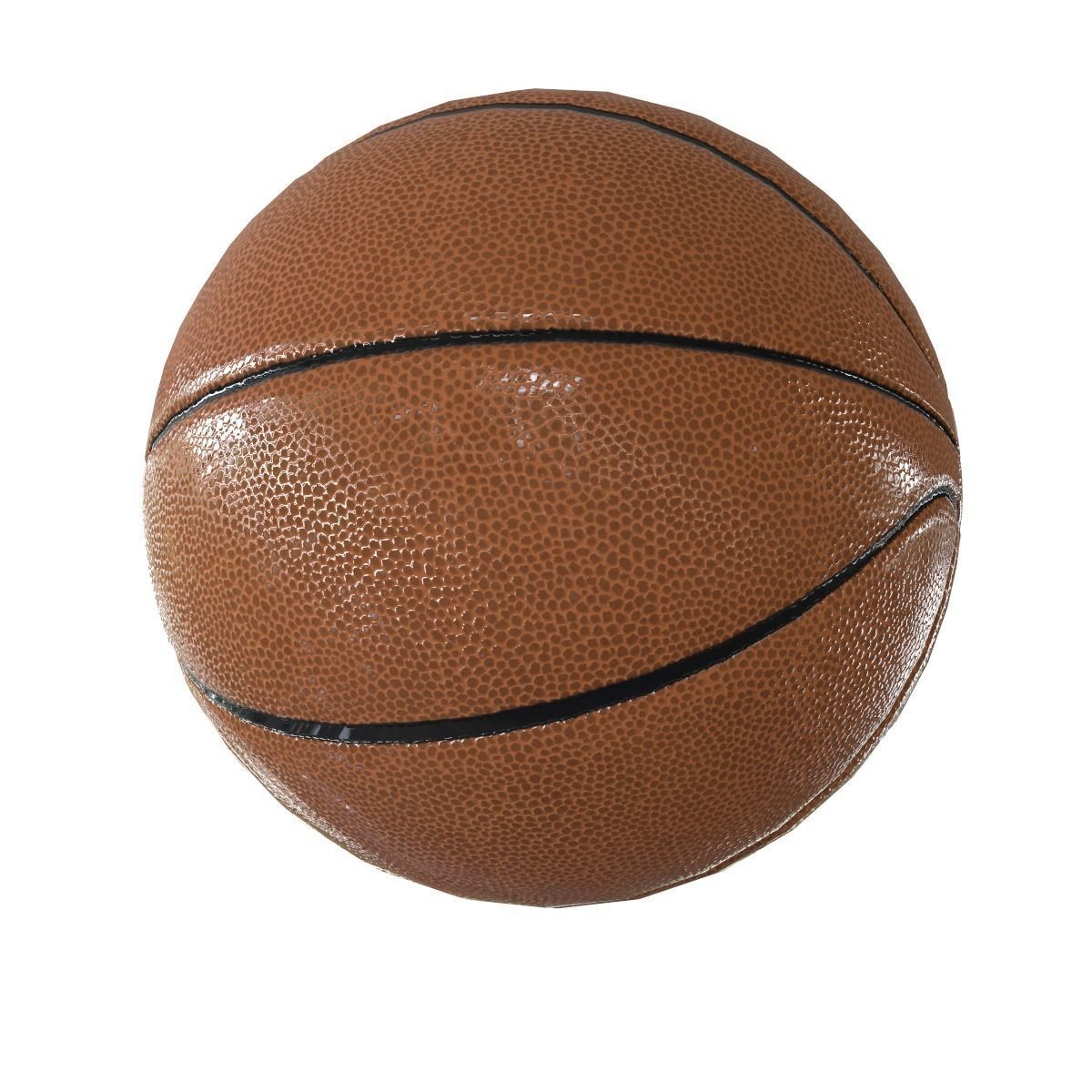 Basketball spalding nba game ball Low-poly 3D model_5