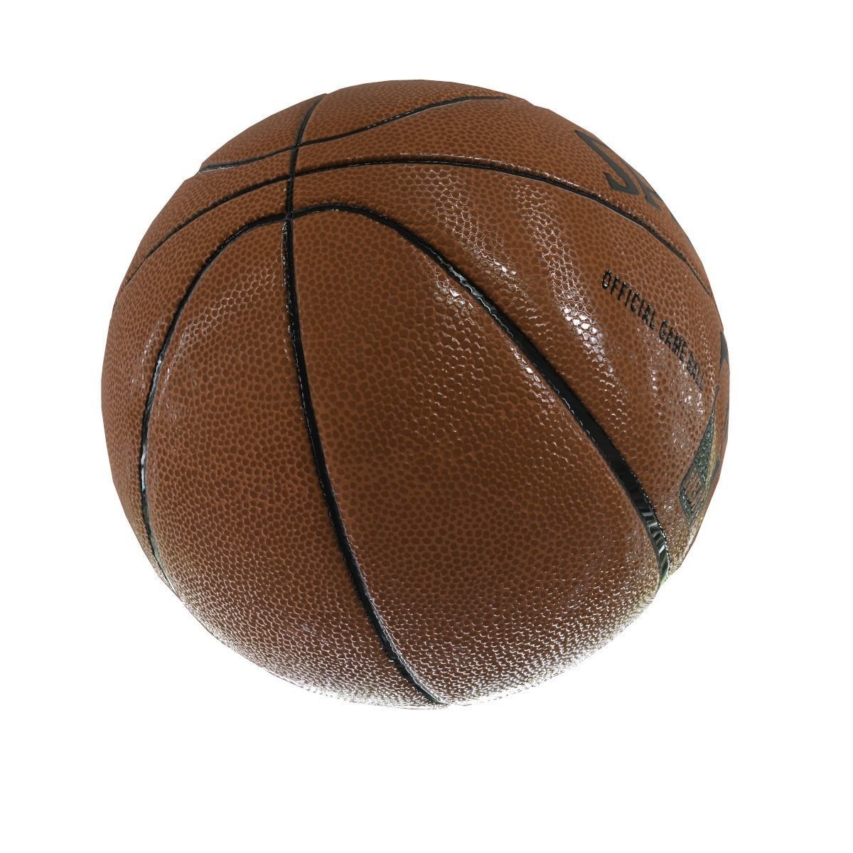 Basketball spalding nba game ball Low-poly 3D model_4