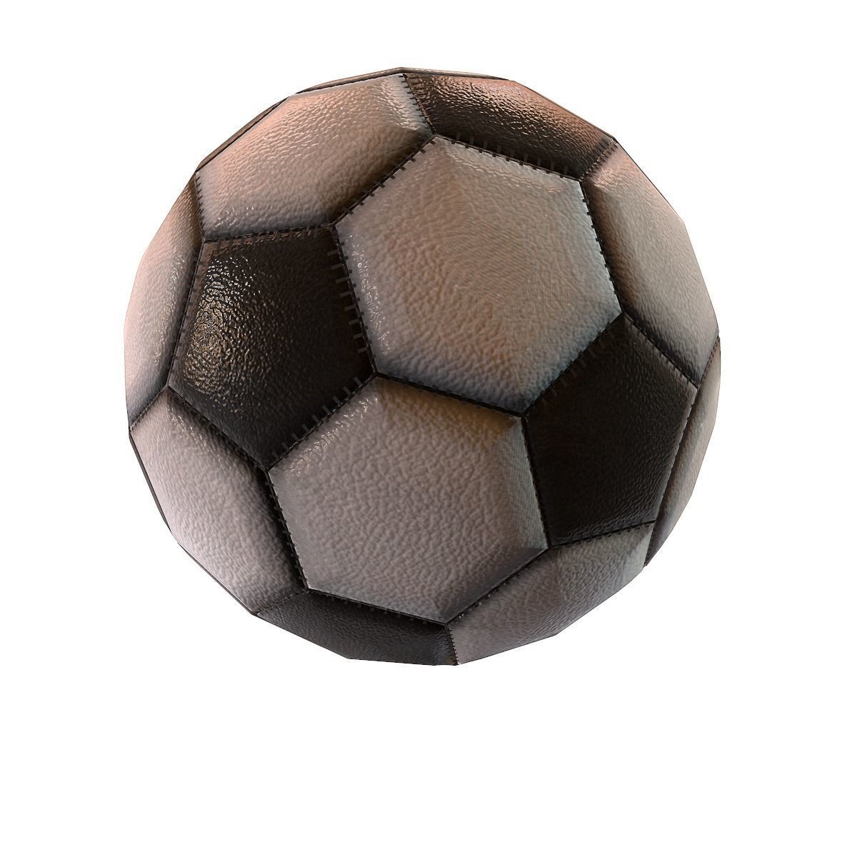 Antic soccer ball collection 3D model_4