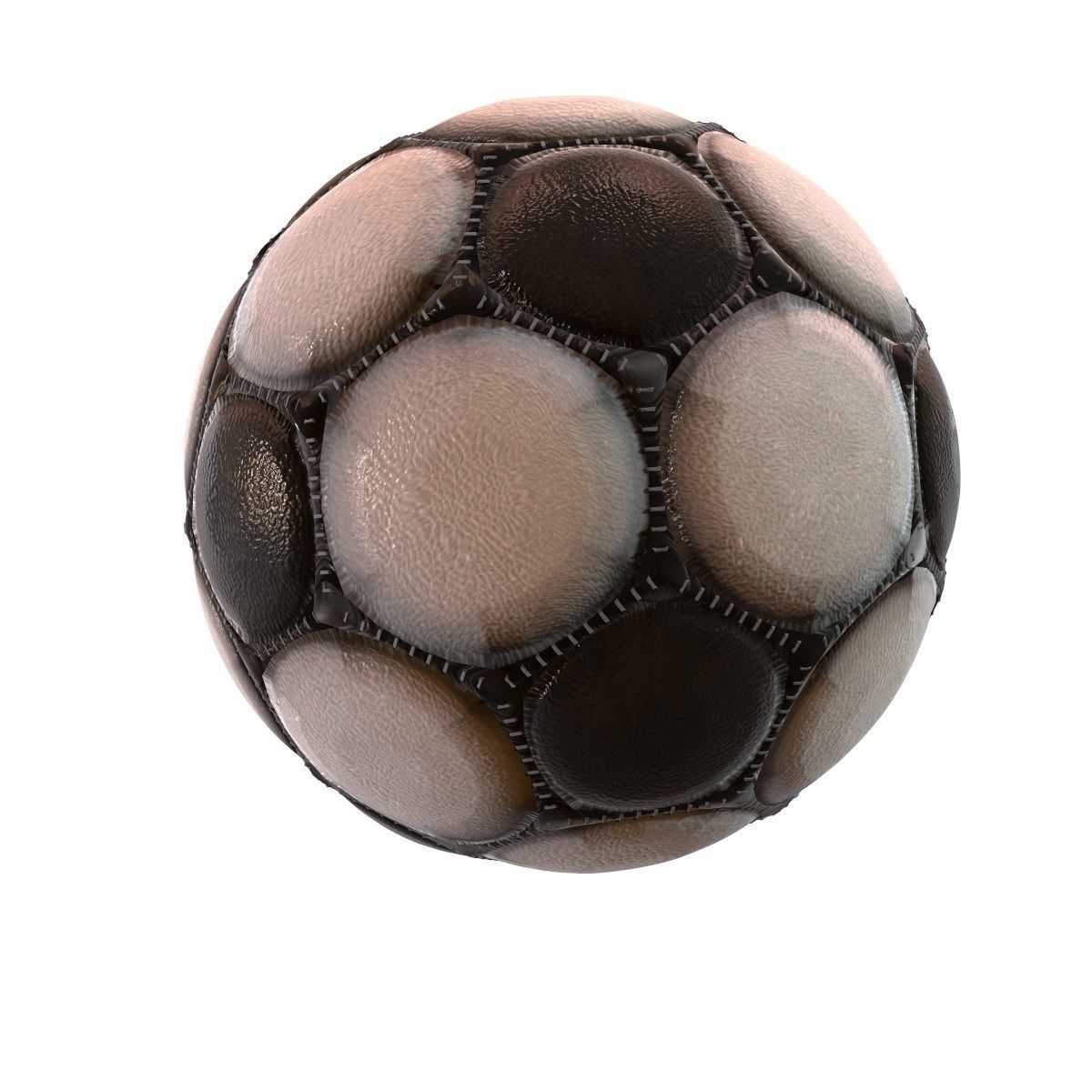 Antic soccer ball collection 3D model_13