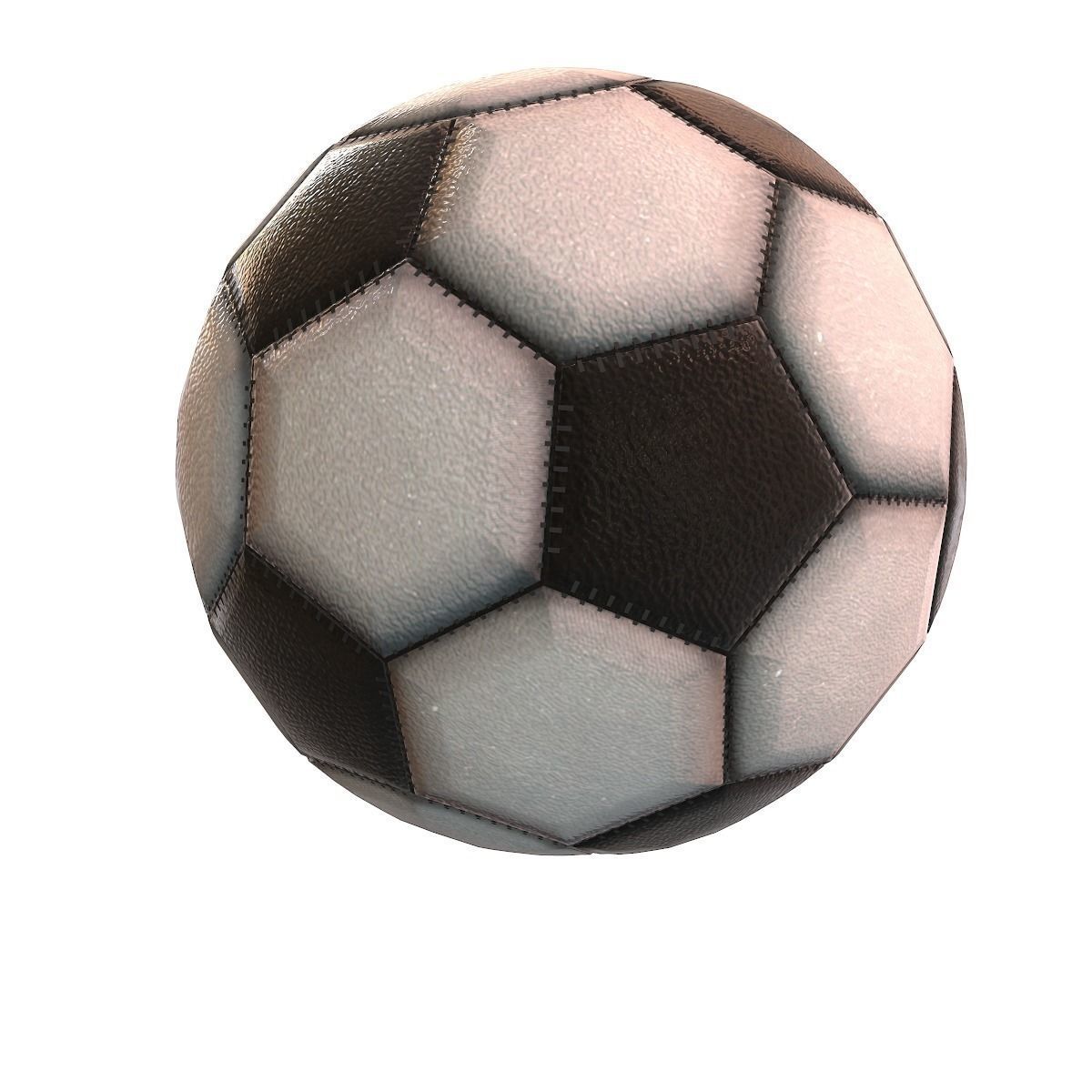 Antic soccer ball collection 3D model_2