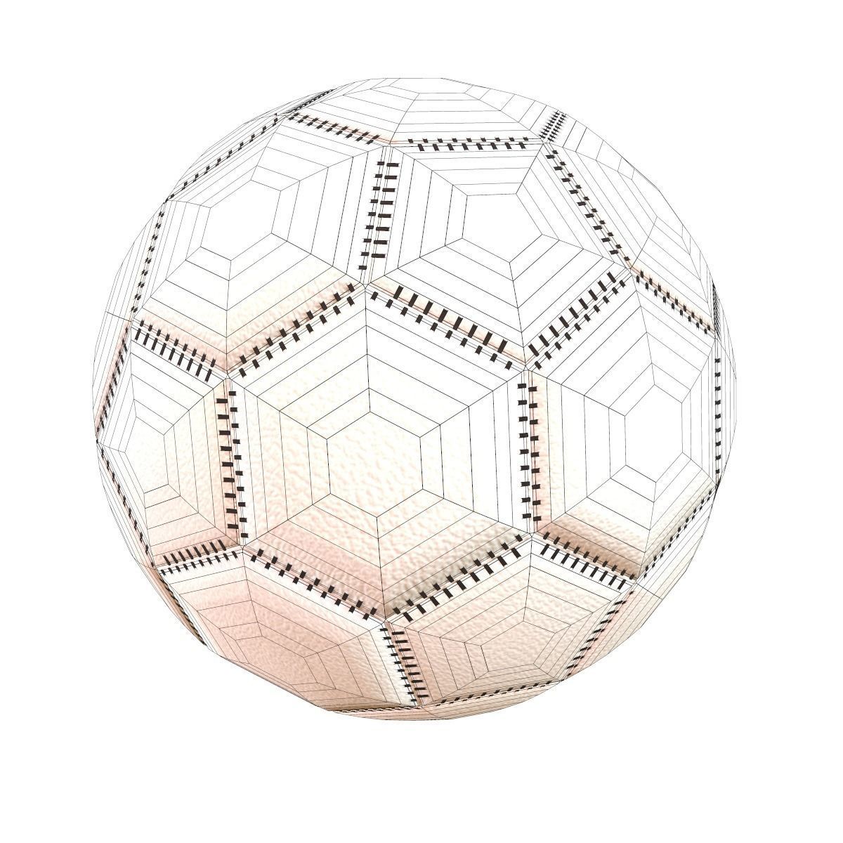 Antic soccer ball collection 3D model_10