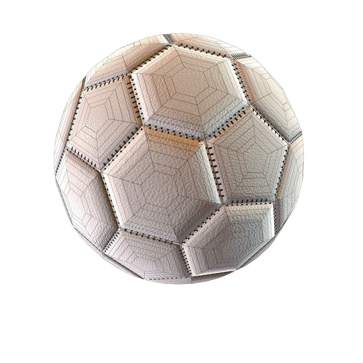Antic soccer ball collection 3D model_9